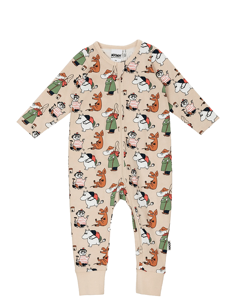 MUMIN - HOBBYDAG PYJAMAS BEIGE 68 - natdragter - beige - 0