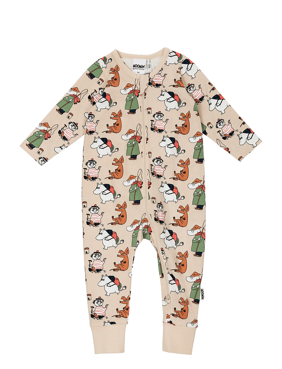 MOOMIN - HOBBYDAG PYJAMAS BEIGE 68 - schlafoveralls - beige - 0