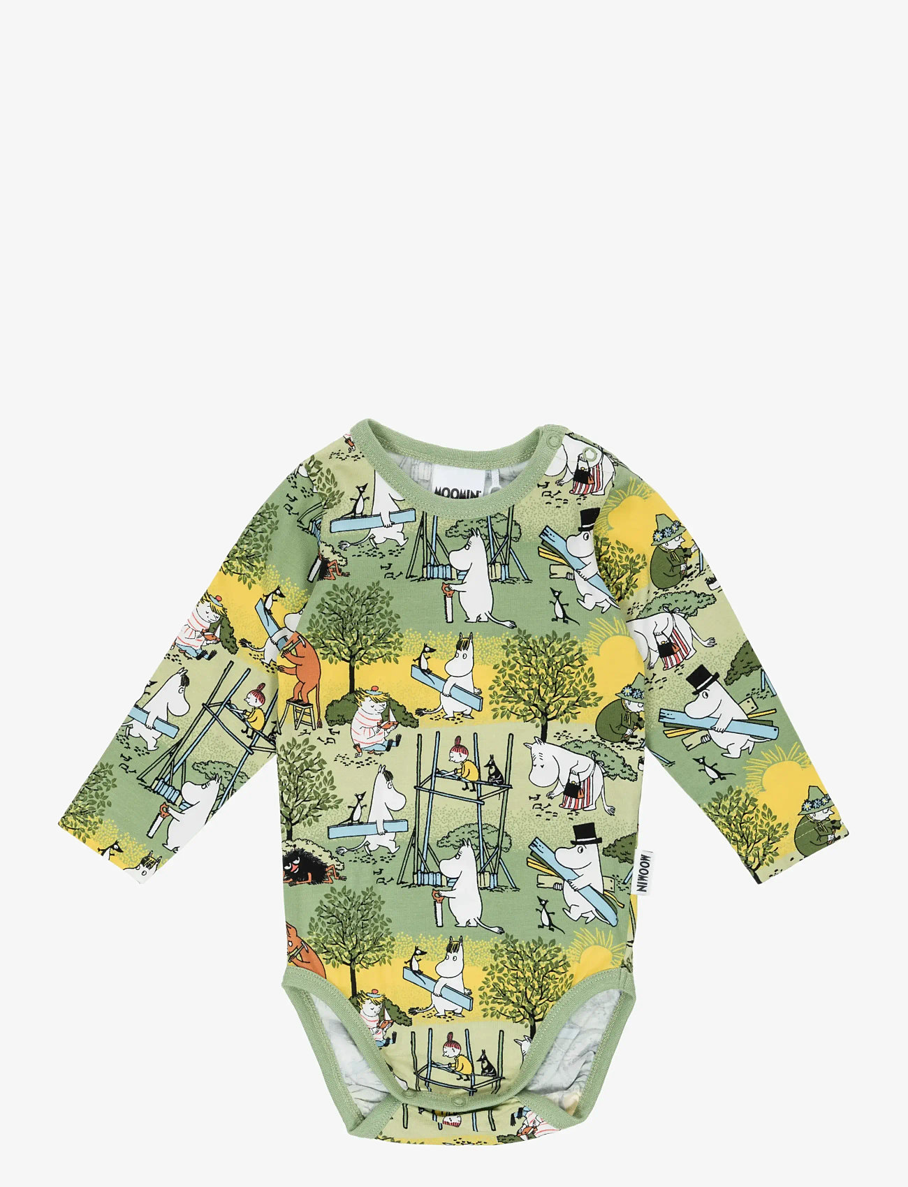 MOOMIN - FLITIGA BODY GRÖN 86 - langärmelige bodys - green - 1