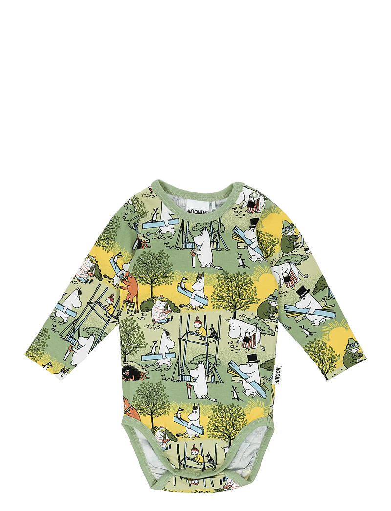 MOOMIN - FLITIGA BODY GRÖN 86 - langärmelige bodys - green - 1