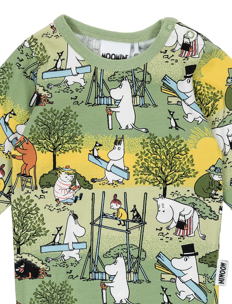 MOOMIN - FLITIGA BODY GRÖN 86 - langärmelige bodys - green - 2