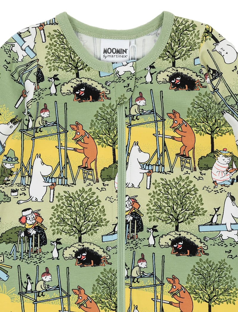 MOOMIN - FLITIGA PYJAMAS GRÖN 92 - sleeping overalls - green - 1