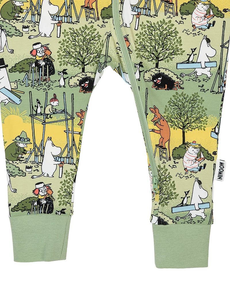 MOOMIN - FLITIGA PYJAMAS GRÖN 92 - sleeping overalls - green - 2