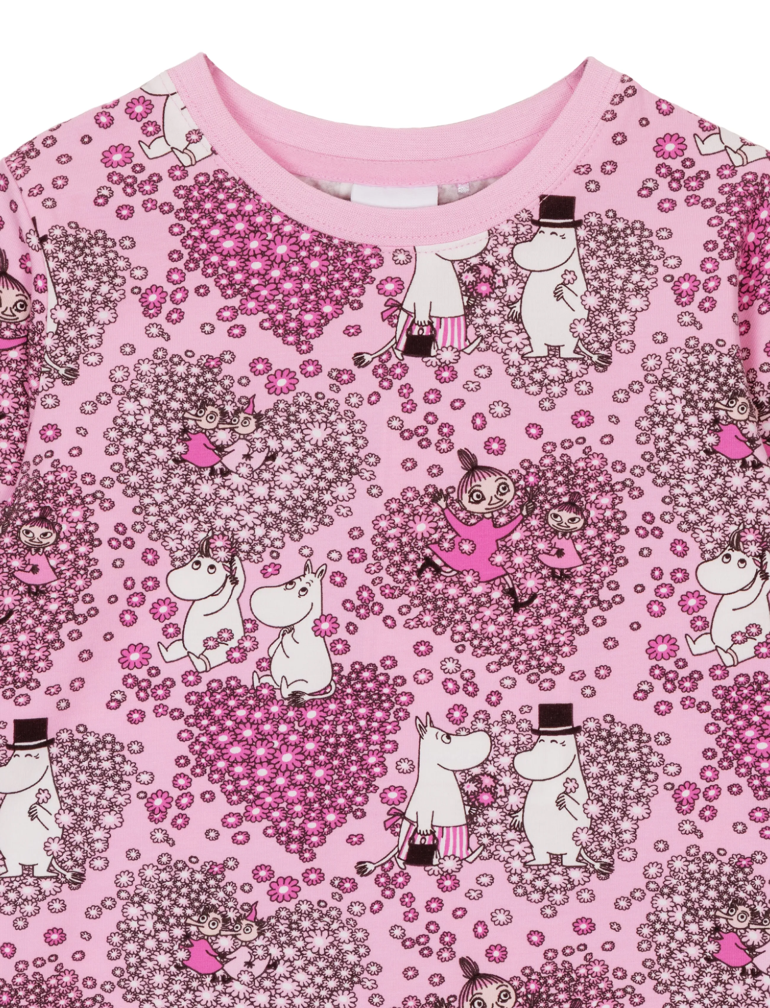 MUMIN - VÄNNER TRÖJA ROSA 122 - langærmede t-shirts - pink - 1