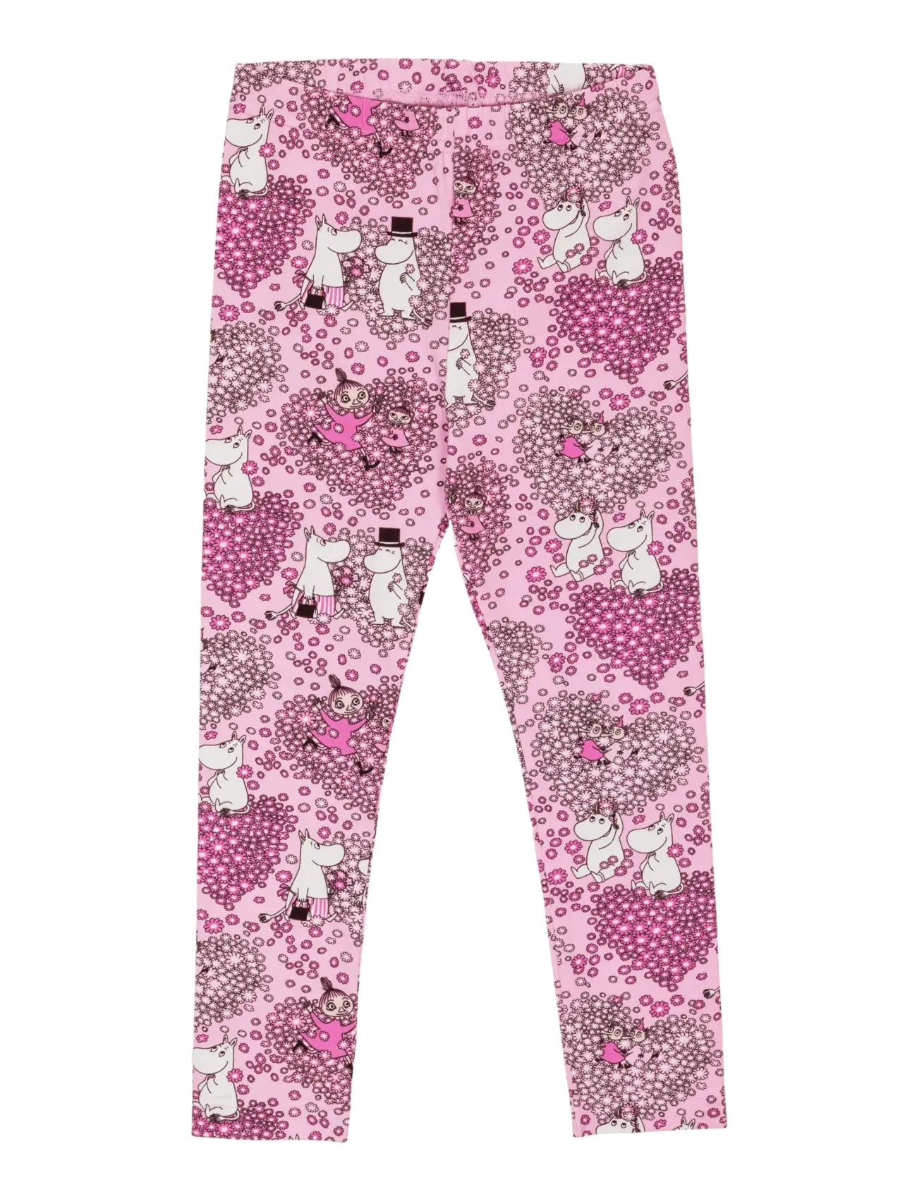 Muumitrollid VÄNNER LEGGINGS ROSA 110 - Lapsed 98–134 - PINK / pink/rose