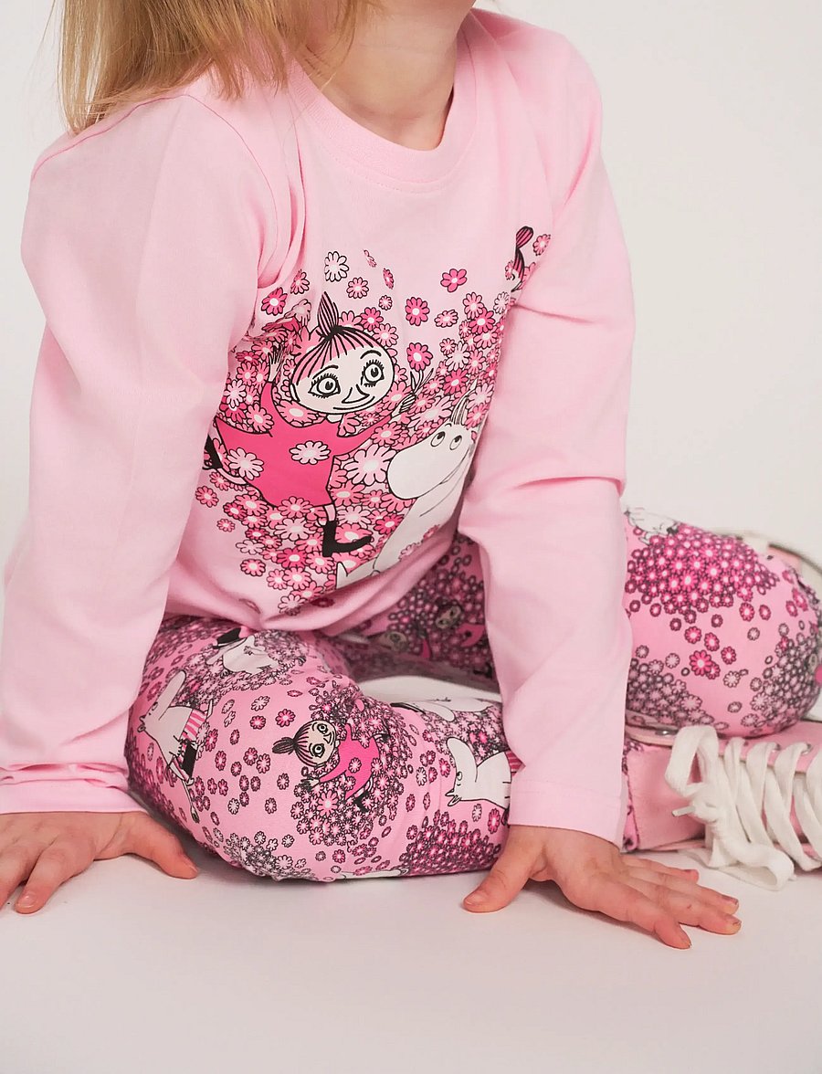 MOOMIN - VÄNNER LEGGINGS ROSA 110 - leggings - pink - 0