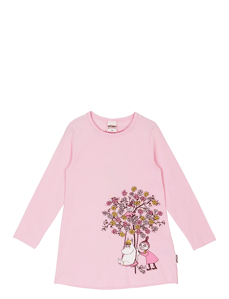 MUMIN - TRÄDGUNGA TUNIKA ROSA 110 - långärmade vardagsklänningar - pink - 1