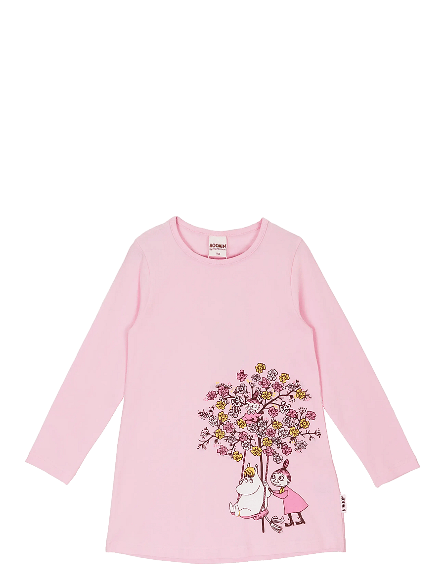 MOOMIN - TRÄDGUNGA TUNIKA ROSA 122 - langärmelige freizeitkleider - pink - 1