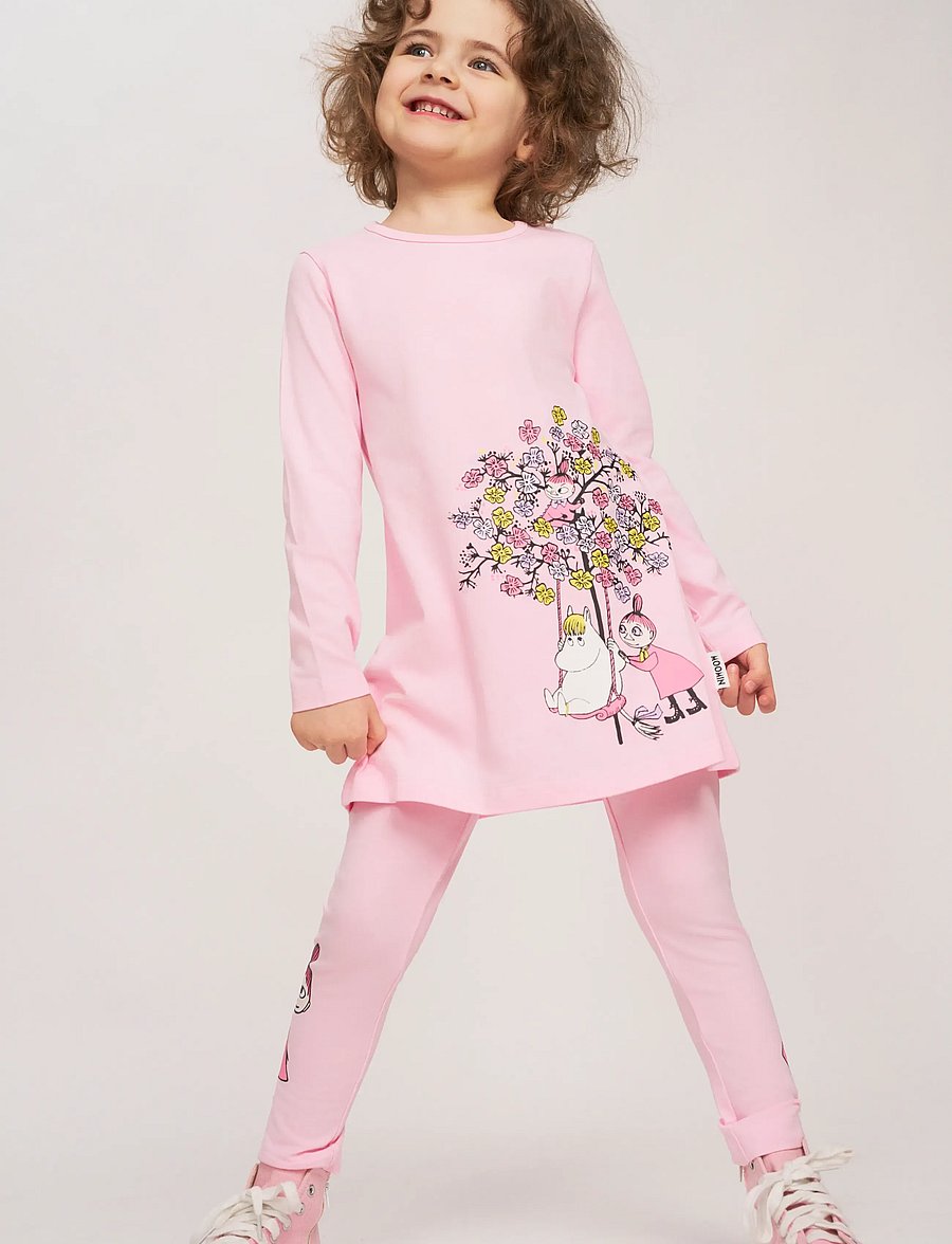MOOMIN - TRÄDGUNGA TUNIKA ROSA 122 - langärmelige freizeitkleider - pink - 2