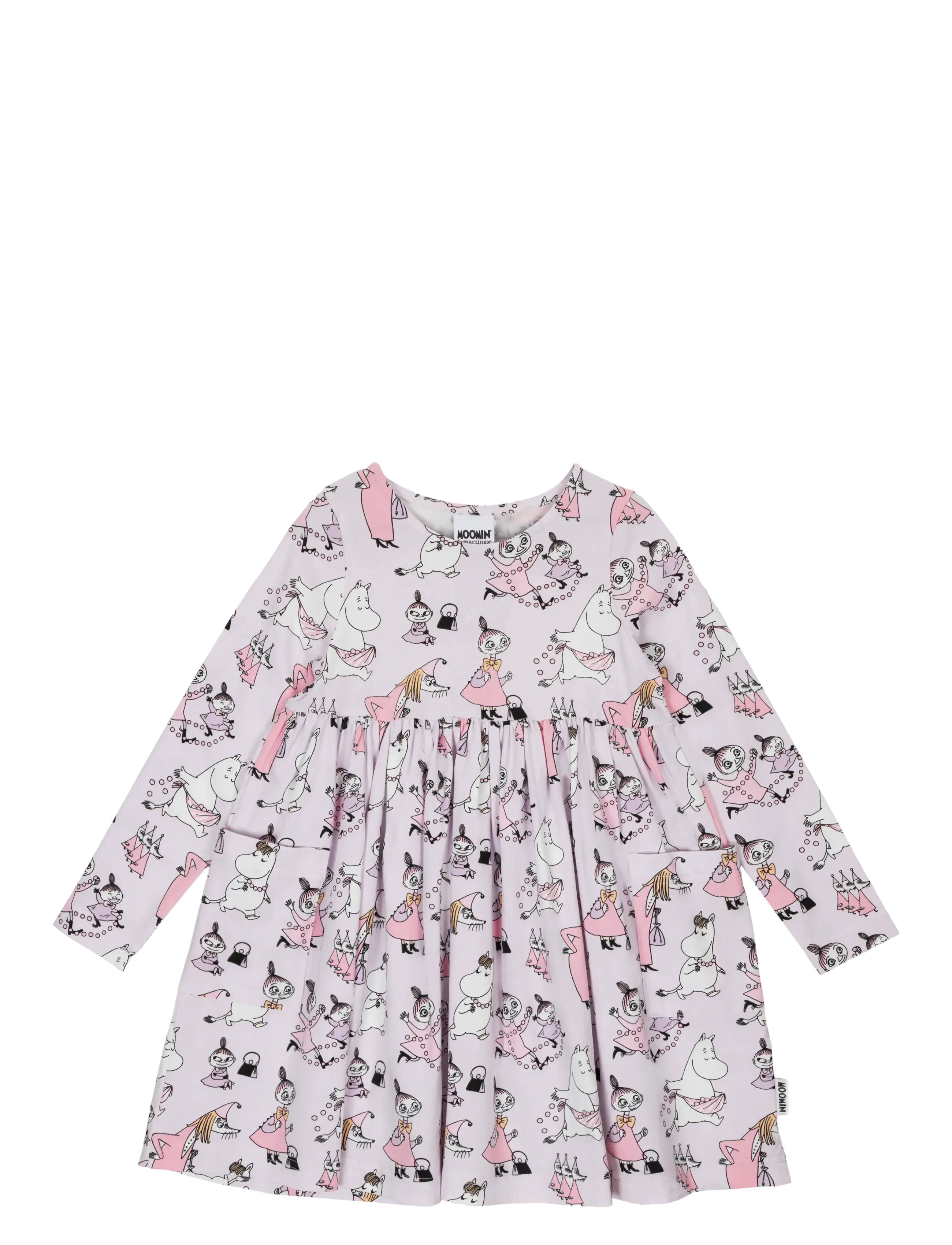 MOOMIN PÄRLLEK KLÄNNING LILA 92 - Nach Größe einkaufen - PURPLE / purple