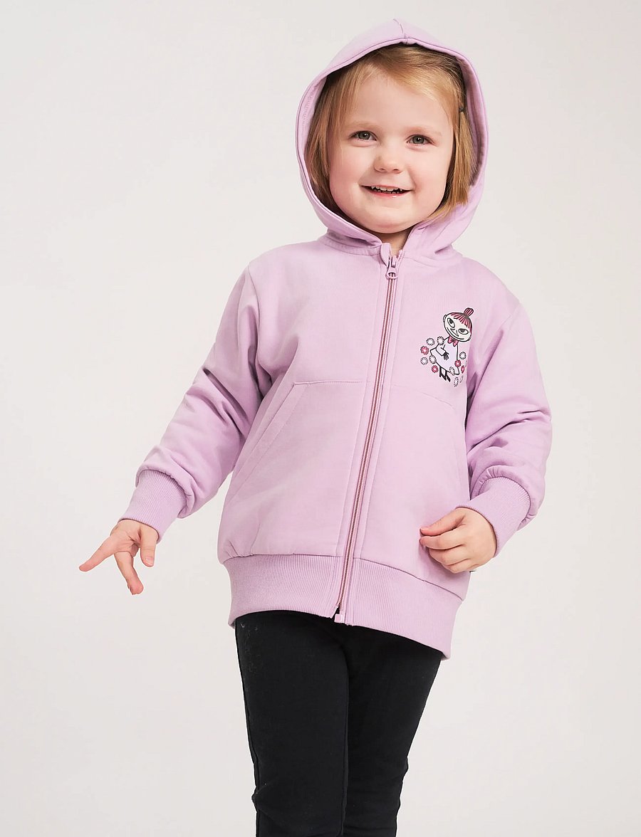 MOOMIN - VÄNNER MUNKJACKA LILA 98 - kapuzenpullover - purple - 0
