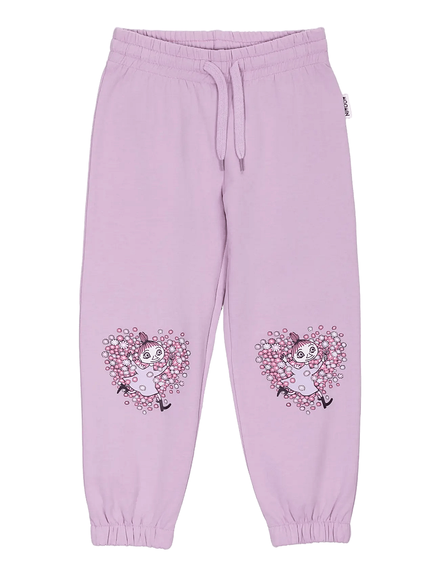 MUMIN - VÄNNER COLLEGEBYXA LILA 92 - sweatpants - purple - 0