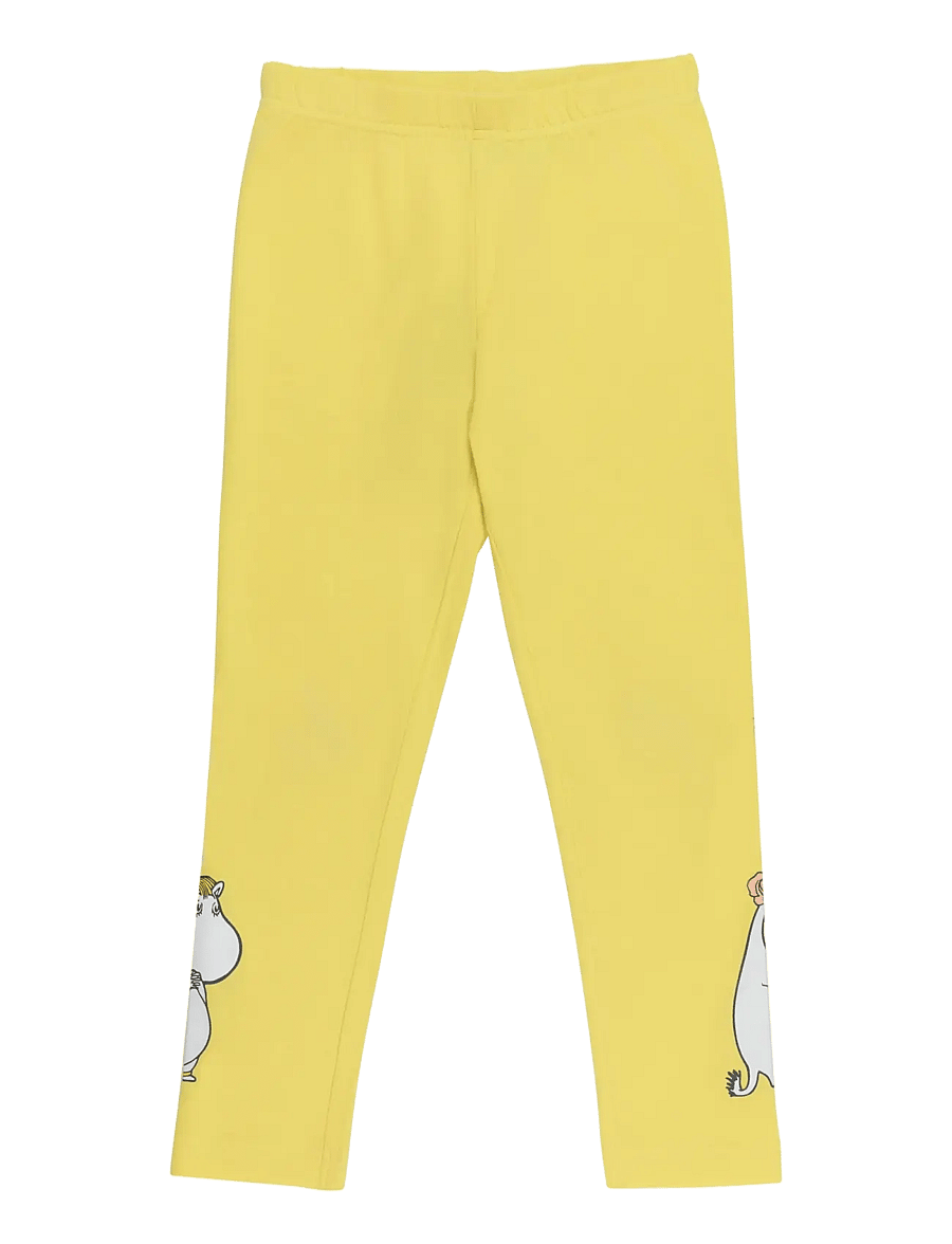 MOOMIN - ROSDALEN LEGGINGS GUL 104 - leggings - yellow - 0