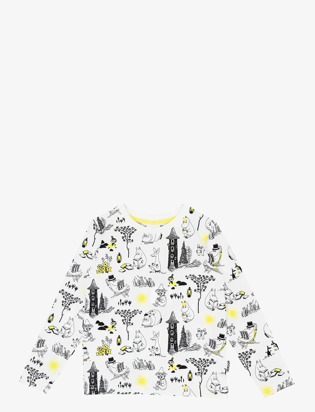 MUMIN - LÄTTJA TRÖJA SV/VIT 122 - langærmede t-shirts - white - 1