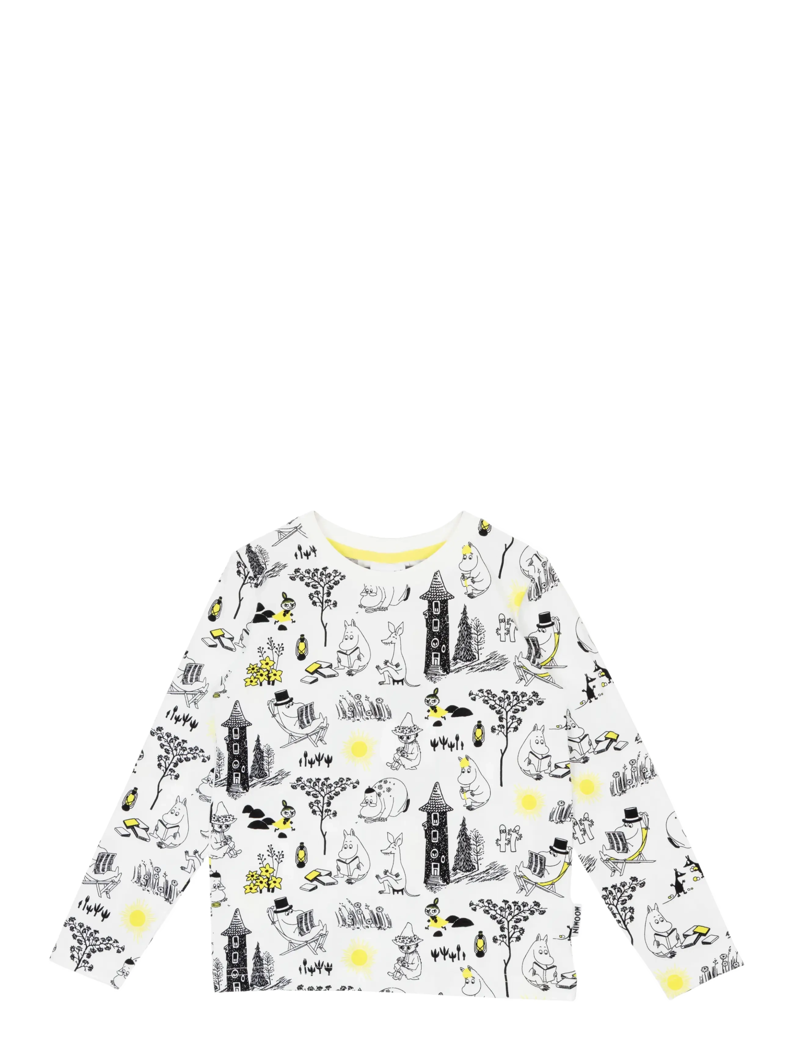 MUMIN LÄTTJA TRÖJA SV/VIT 128 - Back to school - WHITE / white