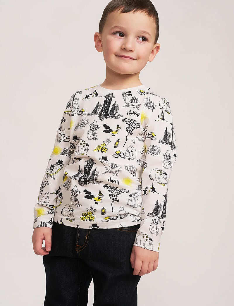 MUMIN - LÄTTJA TRÖJA SV/VIT 122 - langærmede t-shirts - white - 0