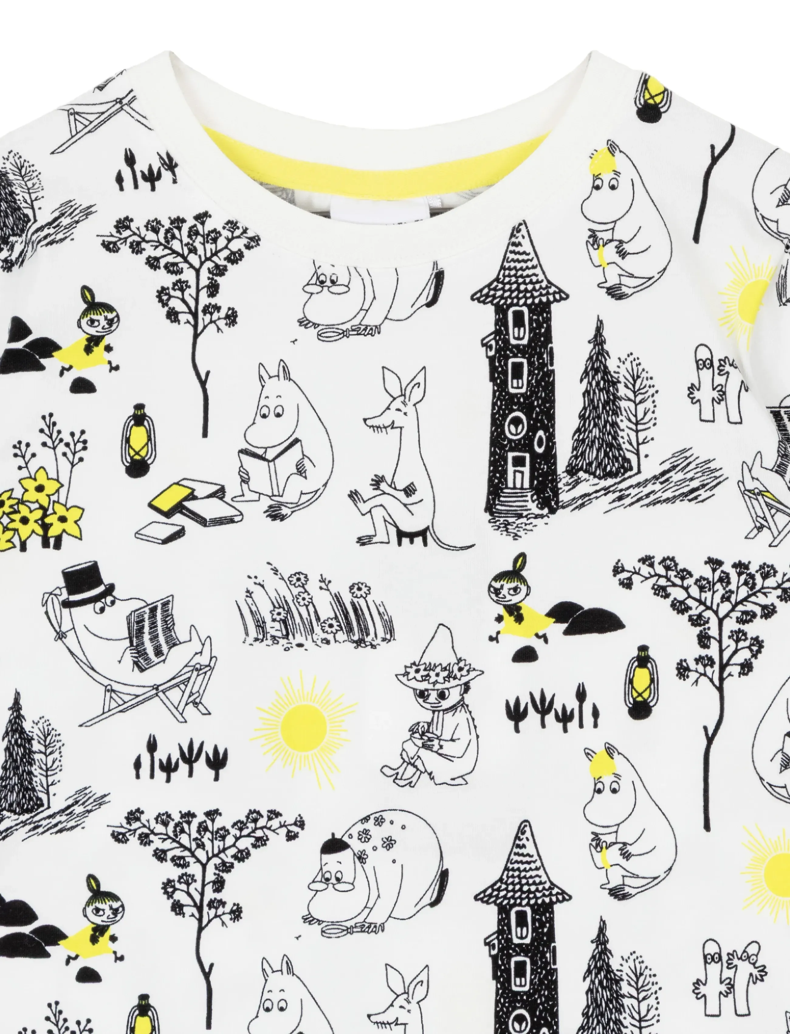 MUMIN - LÄTTJA TRÖJA SV/VIT 122 - langærmede t-shirts - white - 2