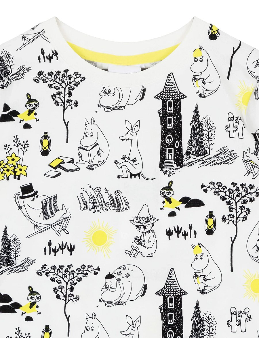 MUMIN - LÄTTJA TRÖJA SV/VIT 110 - långärmade t-shirts - white - 2