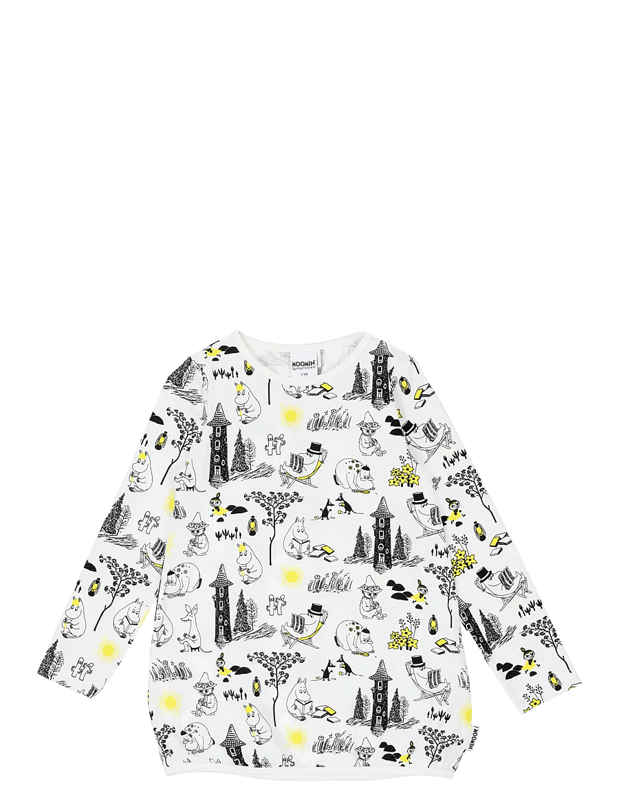 MOOMIN - LÄTTJA TUNIKA SV/VIT 122 - langärmelig - white - 1