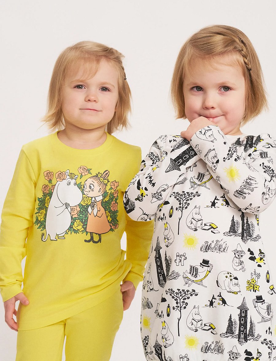 MOOMIN - LÄTTJA TUNIKA SV/VIT 122 - langärmelig - white - 0