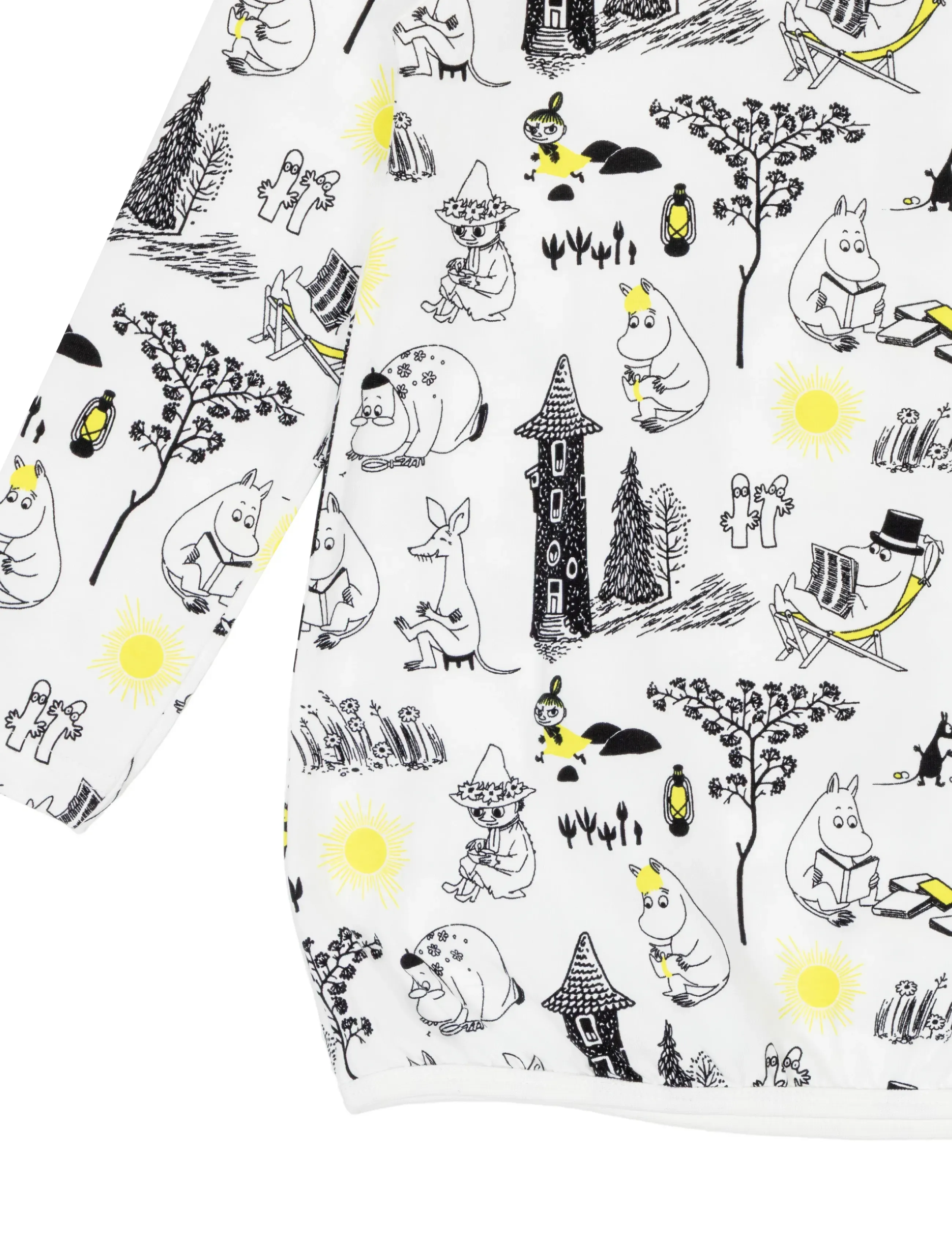 MUMIN - LÄTTJA TUNIKA SV/VIT 122 - langærmede t-shirts - white - 3