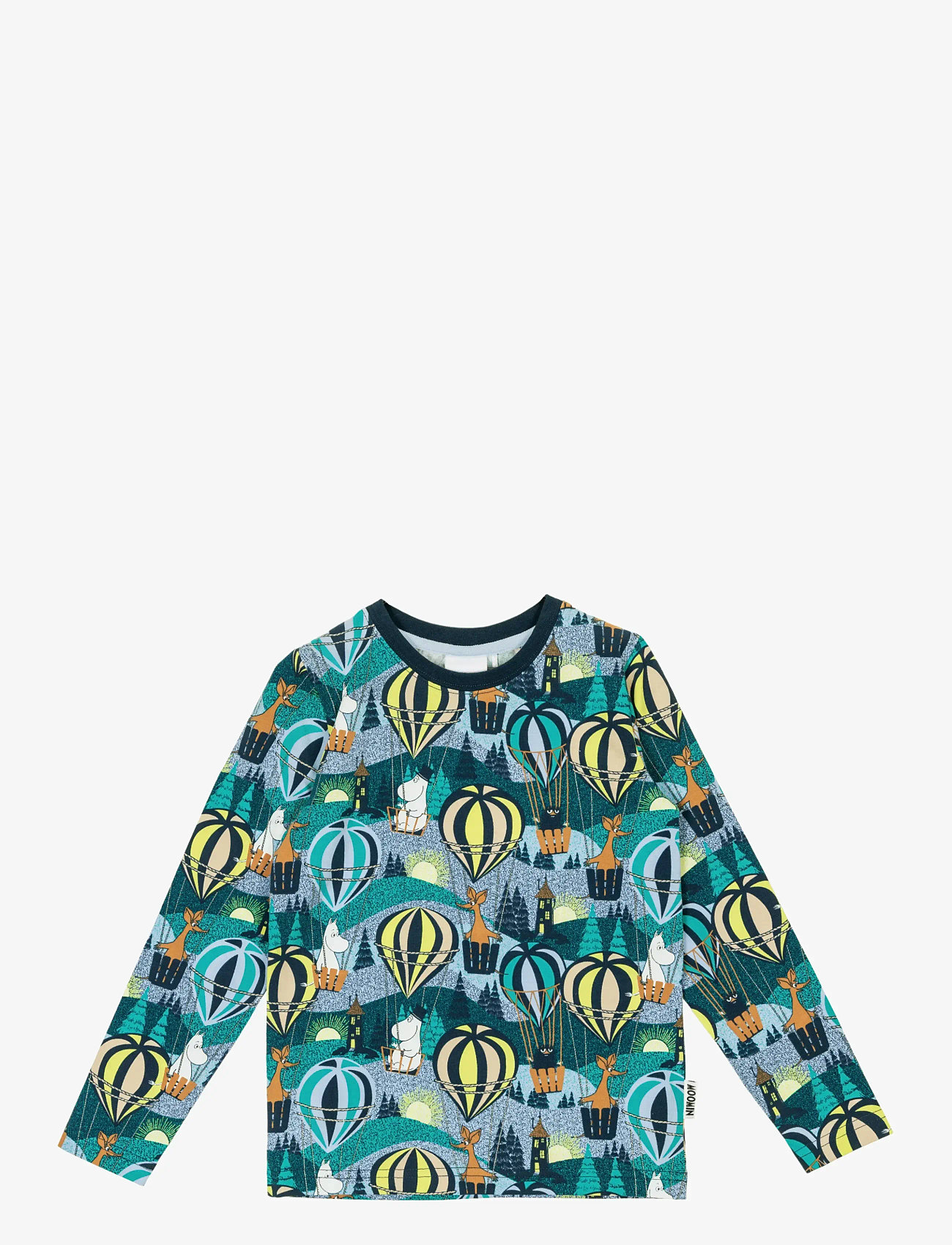 MUMIN - FLYGTUR TRÖJA BLÅ 122 - långärmade t-shirts - blue - 0