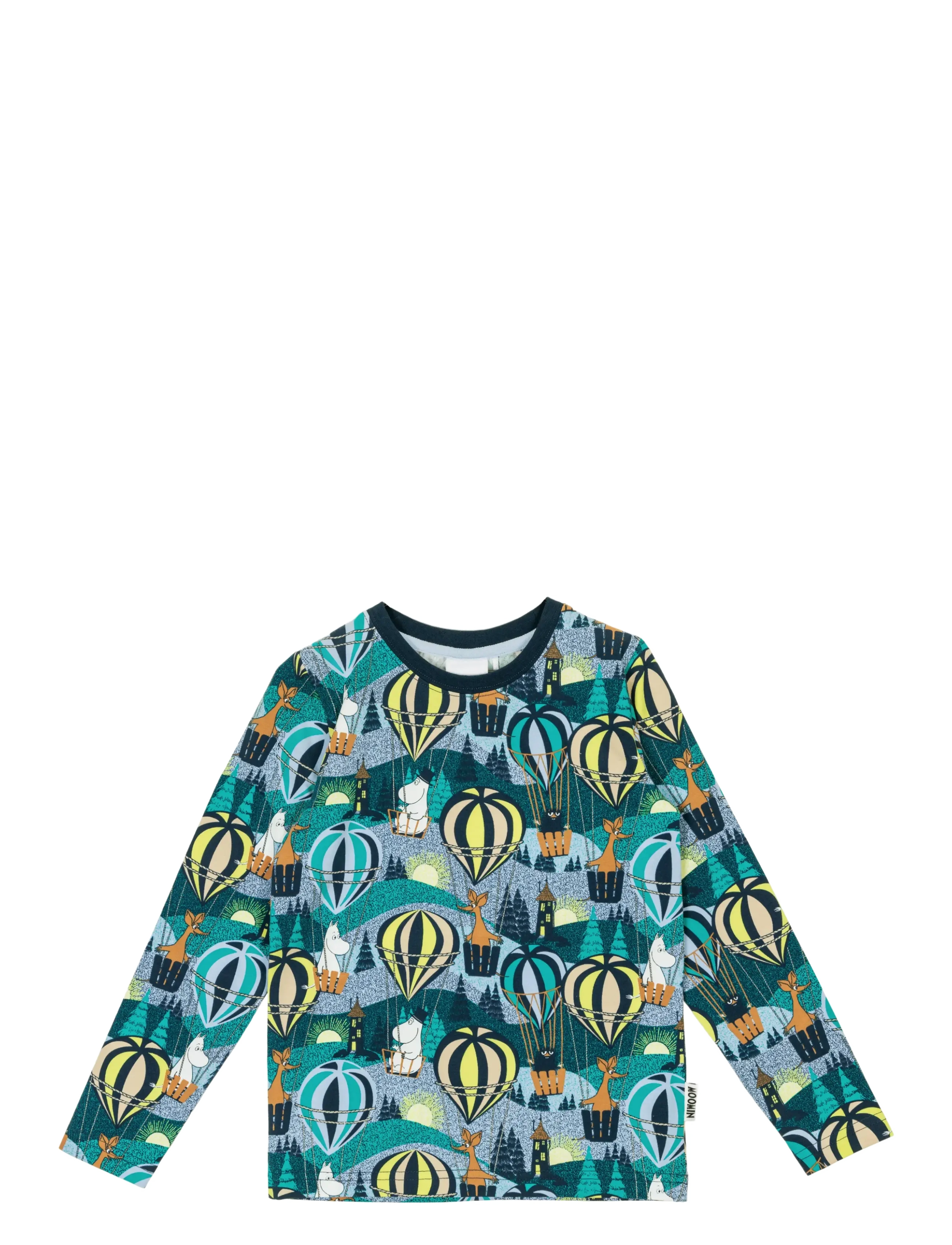 MUMIN FLYGTUR TRÖJA BLÅ 104 - Back to school - BLUE / multi