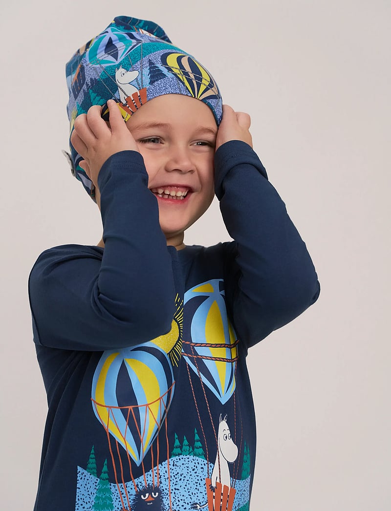 MOOMIN - FLYGTUR TRÖJA MBLÅ 98 - long-sleeved t-shirts - blue - 0