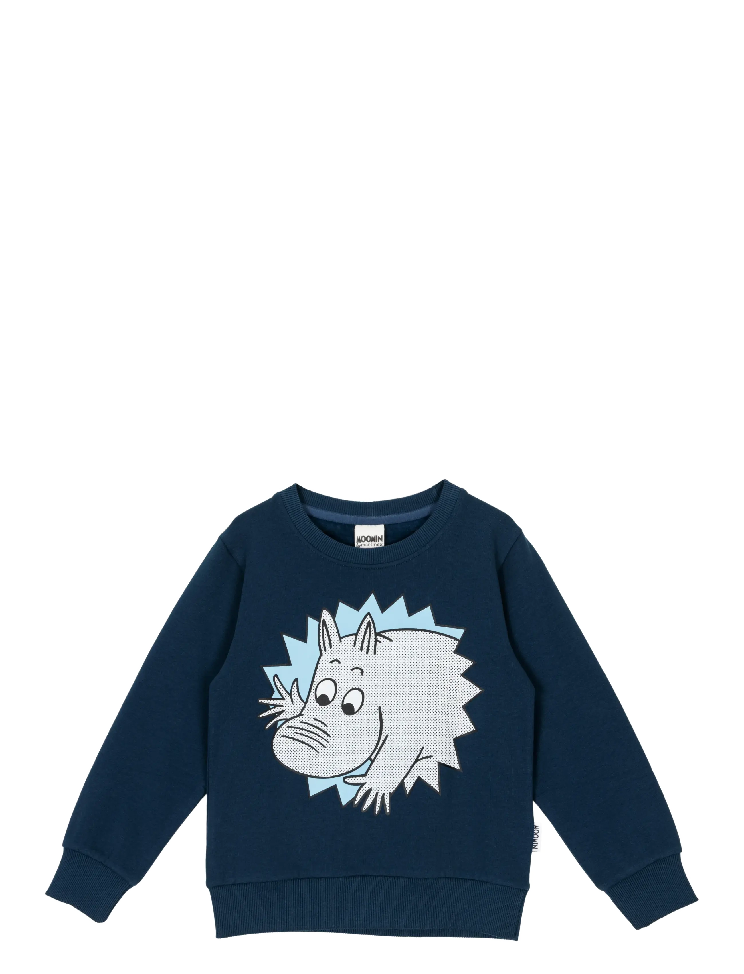 MUMIN HEJ MUMIN COLLEGETRÖJA MBLÅ 92 - Back to school - BLUE / navy