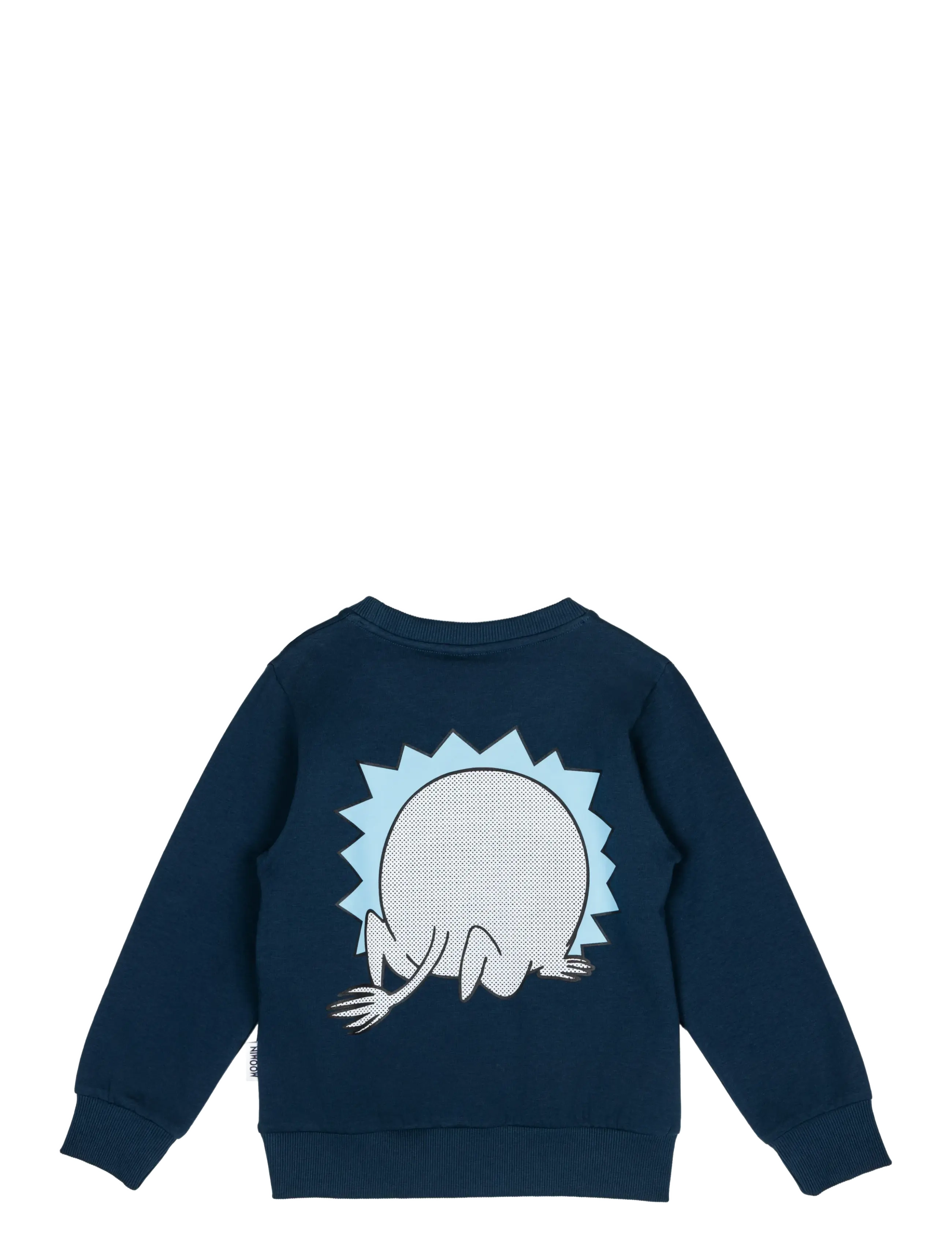 MUMIN - HEJ MUMIN COLLEGETRÖJA MBLÅ 122 - sweatshirts - blue - 2