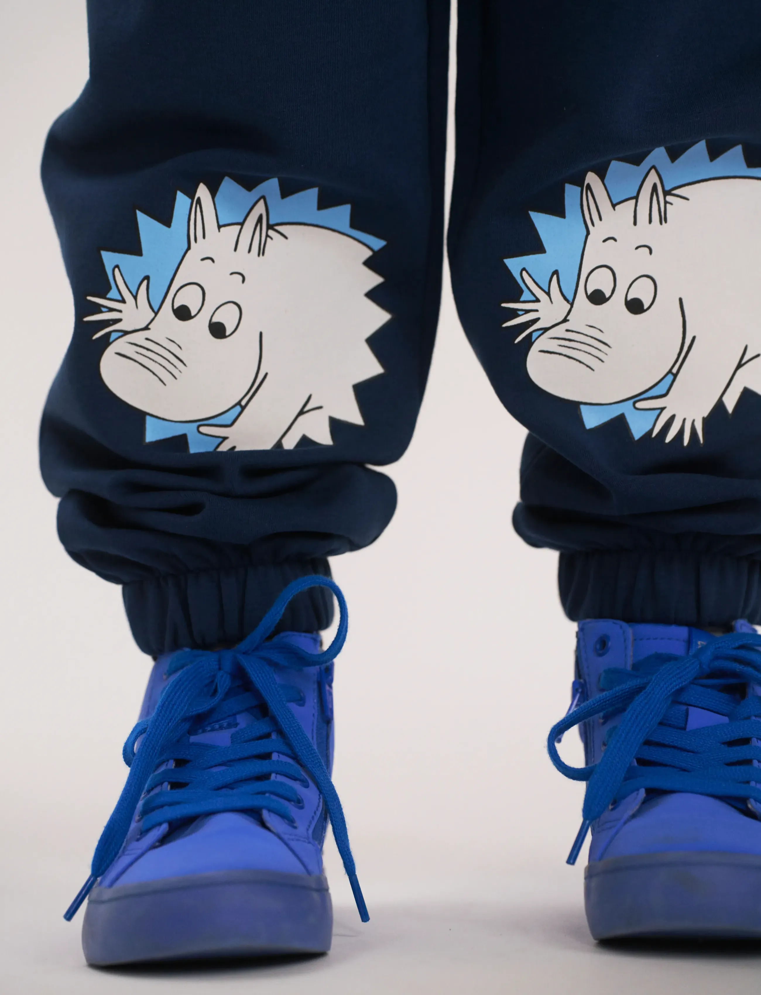 MOOMIN - HEJ MUMIN COLLEGEBYXA MBLÅ 122 - joggingbuxur - blue - 2