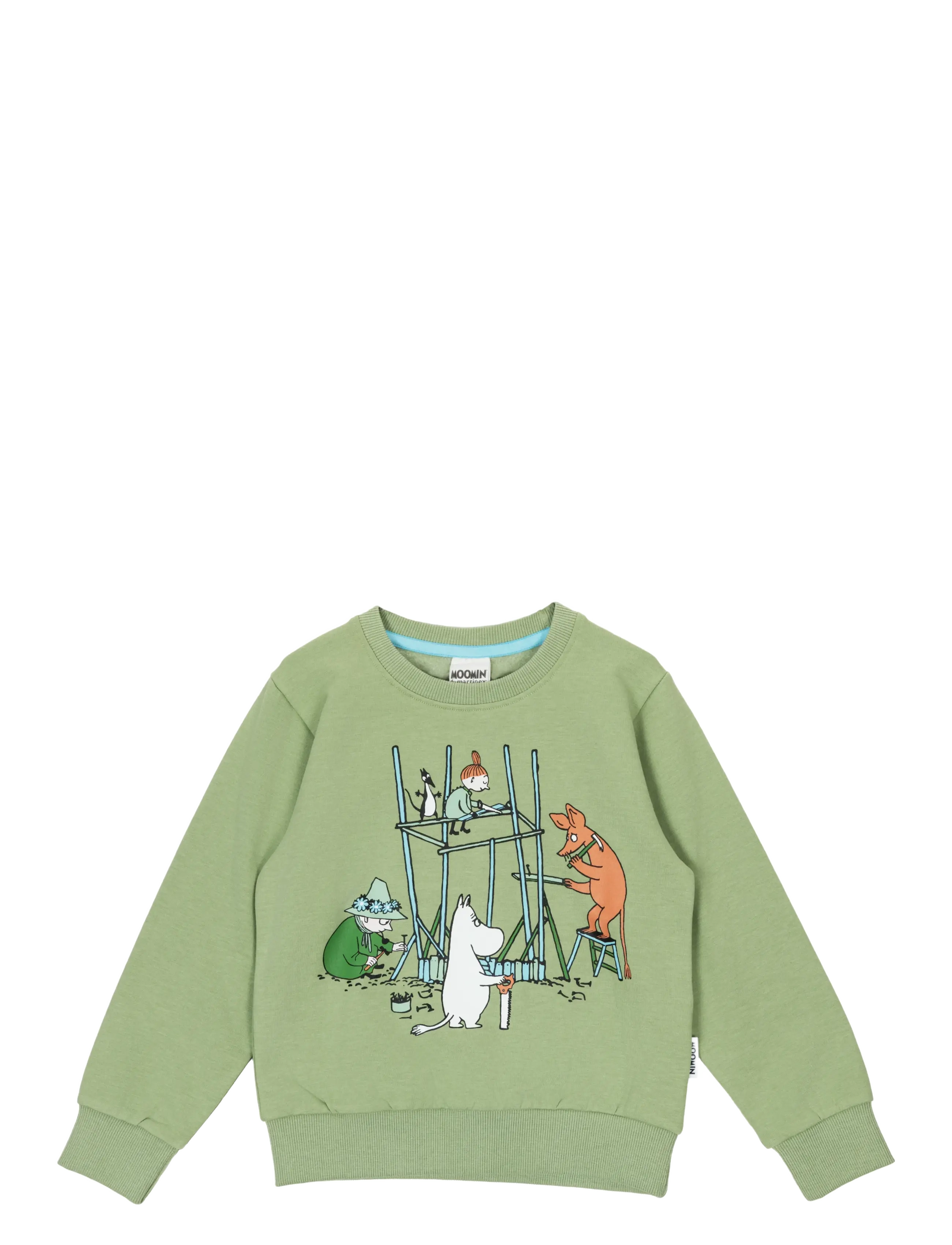 MOOMIN FLITIGA COLLEGETRÖJA GRÖN 98 - Shop by age - GREEN / green