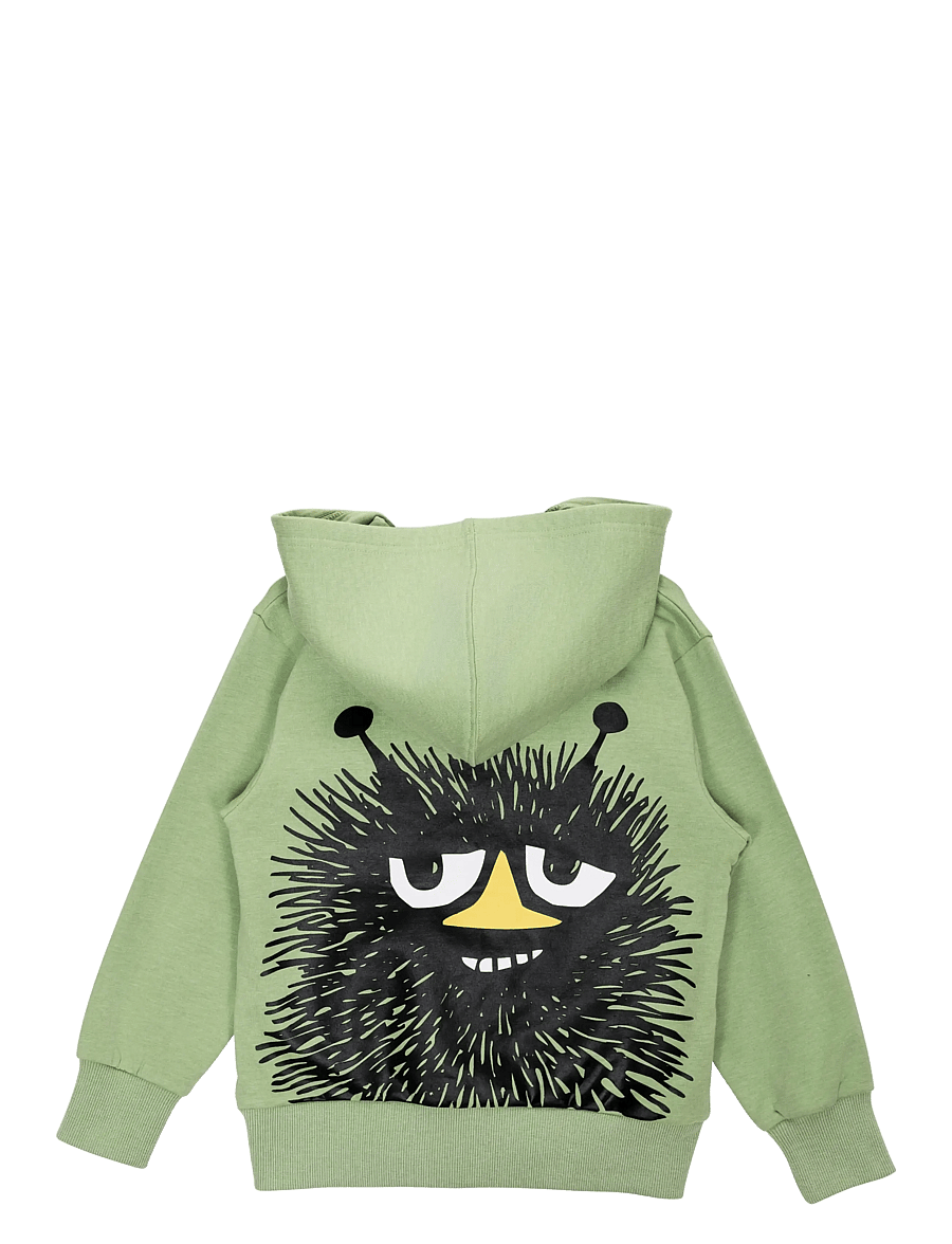 MOOMIN - HEJ STINKY MUNKJACKA GRÖN 122 - kapuzenpullover - green - 2