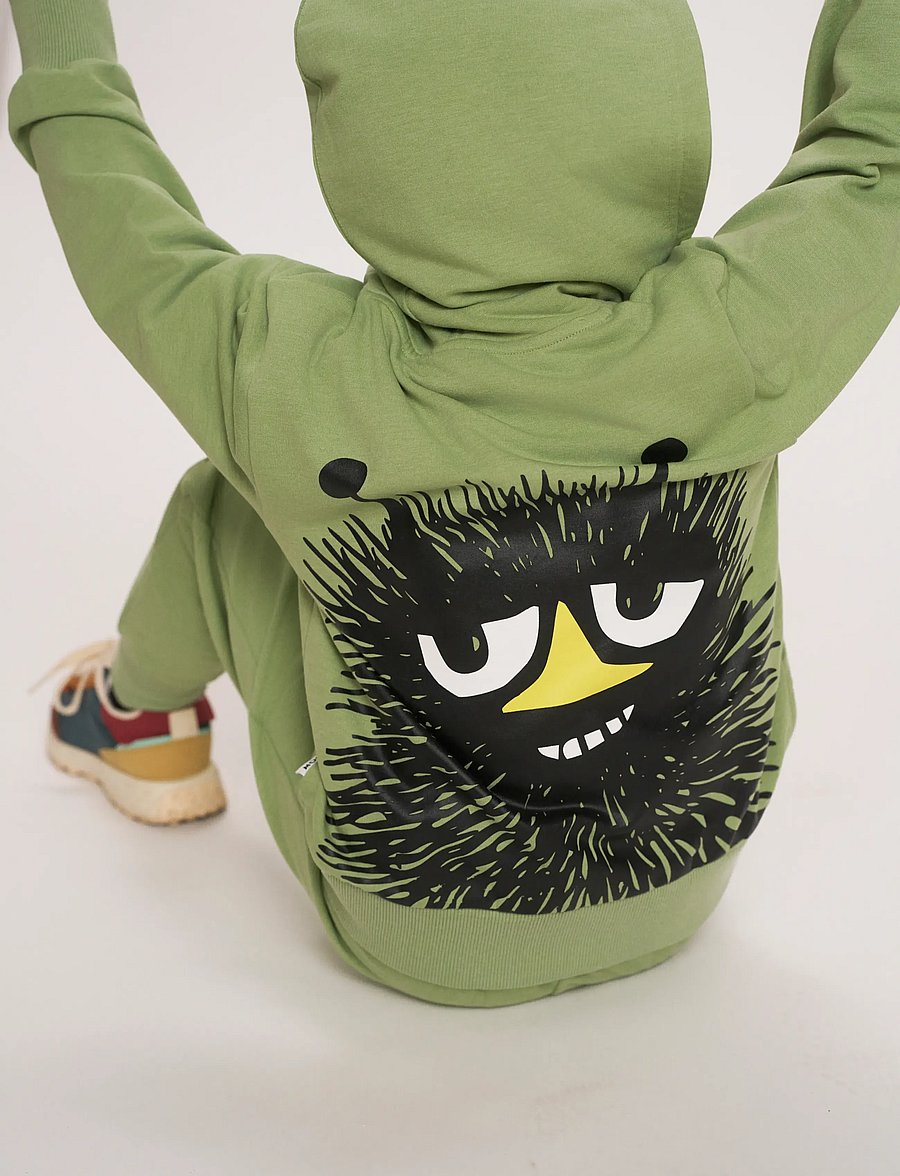 MOOMIN - HEJ STINKY MUNKJACKA GRÖN 122 - kapuzenpullover - green - 3
