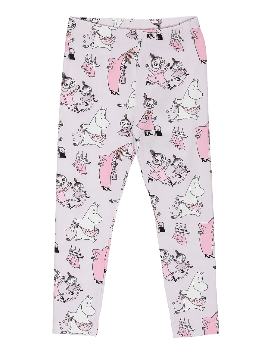 MOOMIN - PÄRLLEK LEGGINGS LILA 104 - leggings - purple - 0