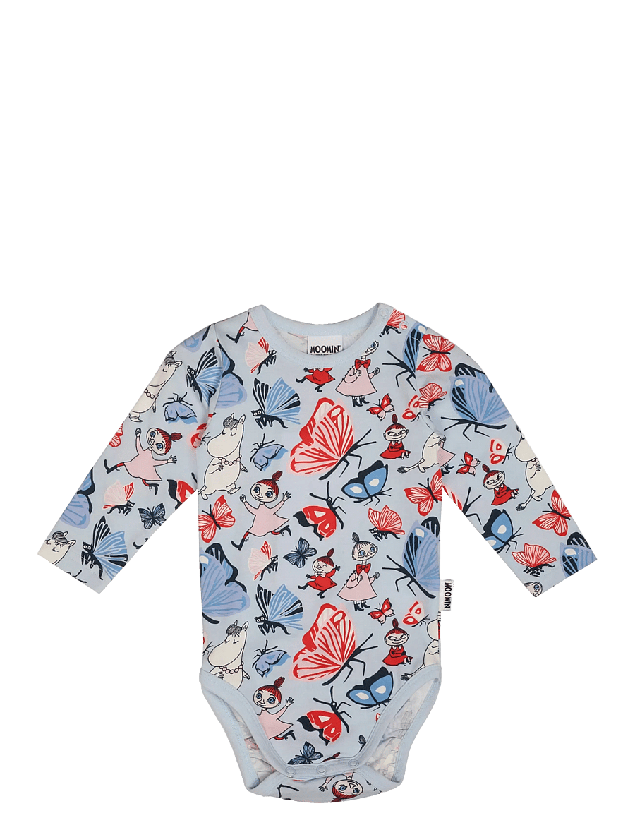 Mumins - FJÄRILSPARK BODY - rāpulīši ar garām piedurknēm - blue - 0
