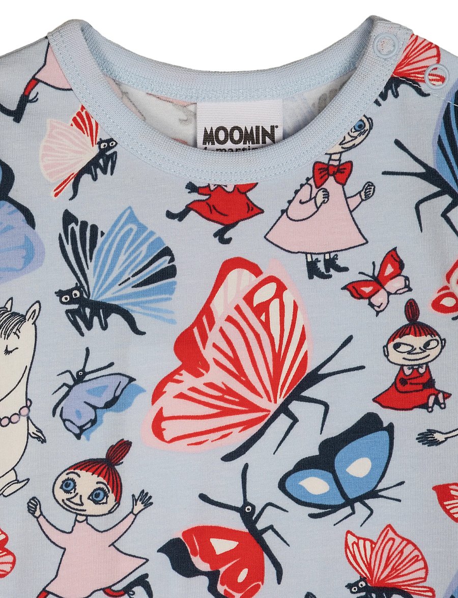 Mumins - FJÄRILSPARK BODY - rāpulīši ar garām piedurknēm - blue - 1