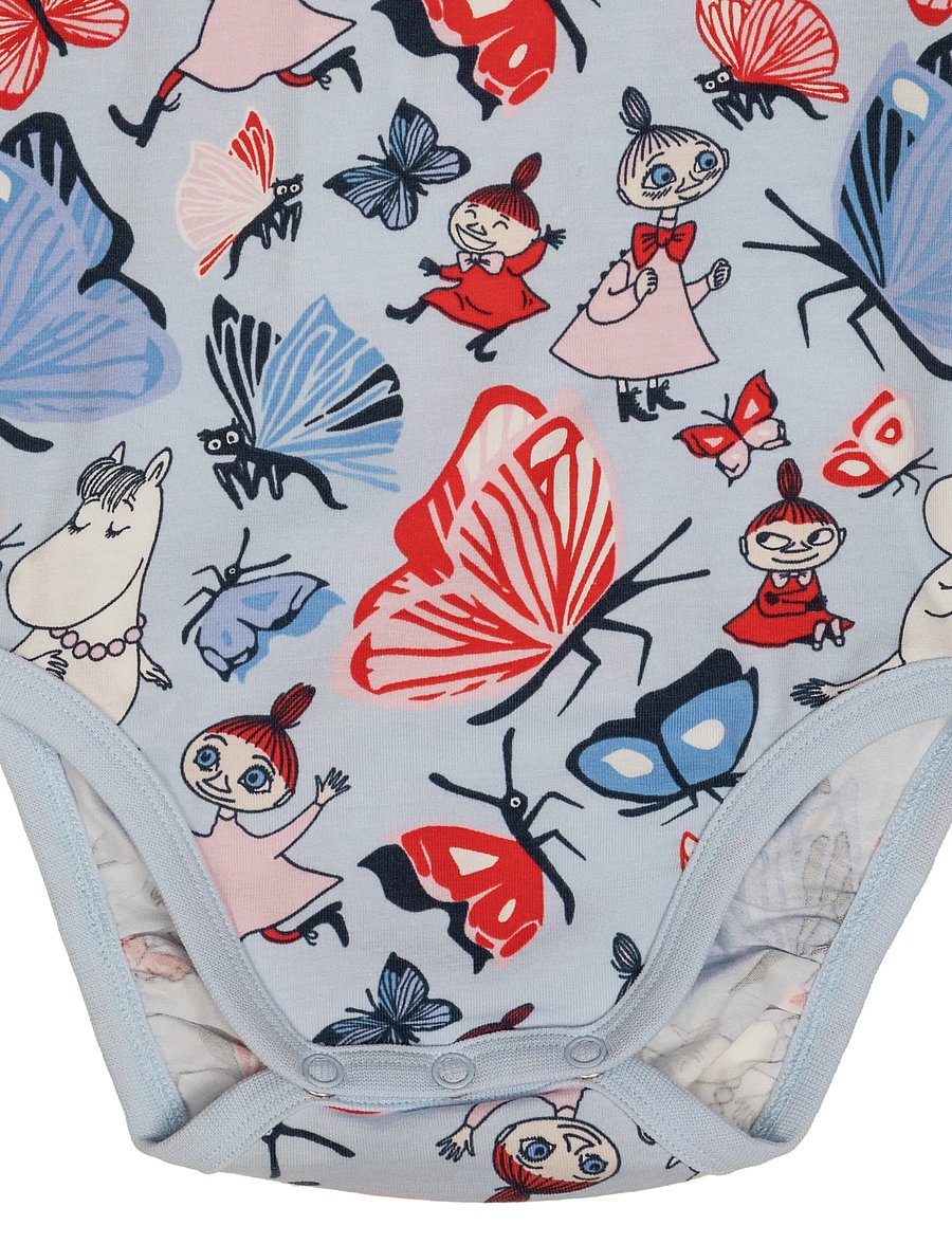 Mumins - FJÄRILSPARK BODY - rāpulīši ar garām piedurknēm - blue - 2
