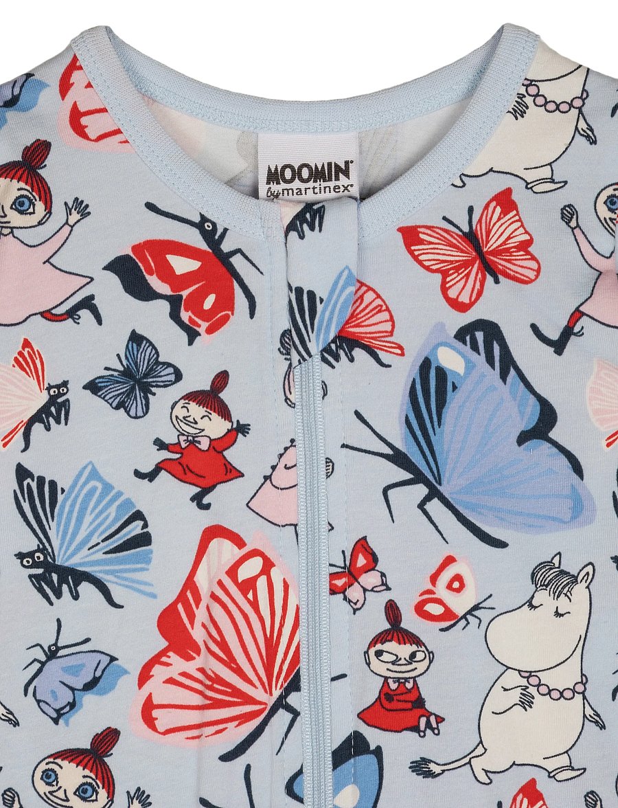 Muminukas - FJÄRILSPARK PYJAMAS - miego kombinezonai - blue - 1