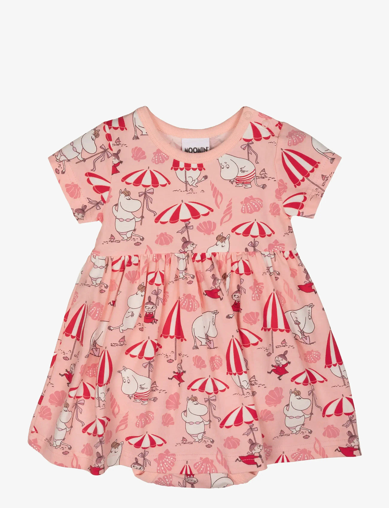 MOOMIN - SNÄCKSTRAND BODYKLÄNNING - kurzärmelig - pink - 1