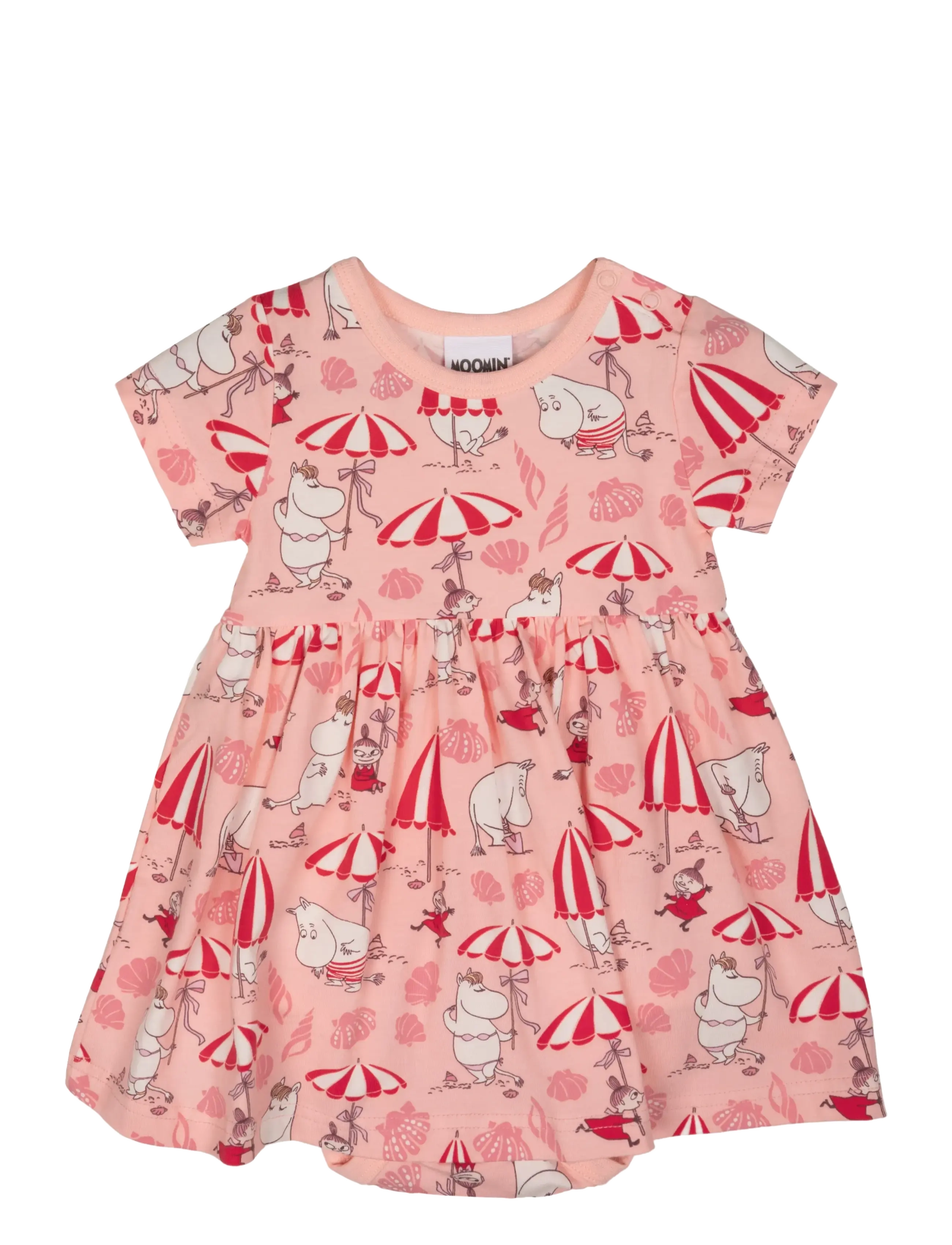 MUMIN SNÄCKSTRAND BODYKLÄNNING - Kortærmede heldragter - PINK / pink/rose