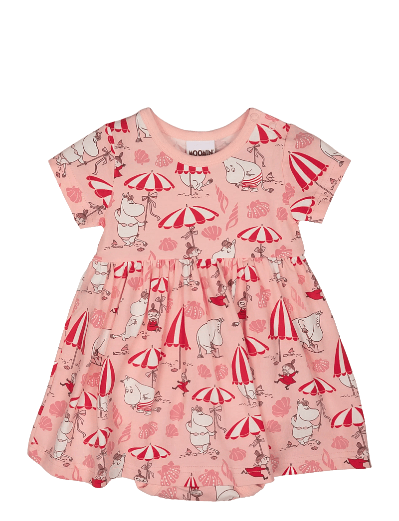 MOOMIN - SNÄCKSTRAND BODYKLÄNNING - kurzärmelig - pink - 1