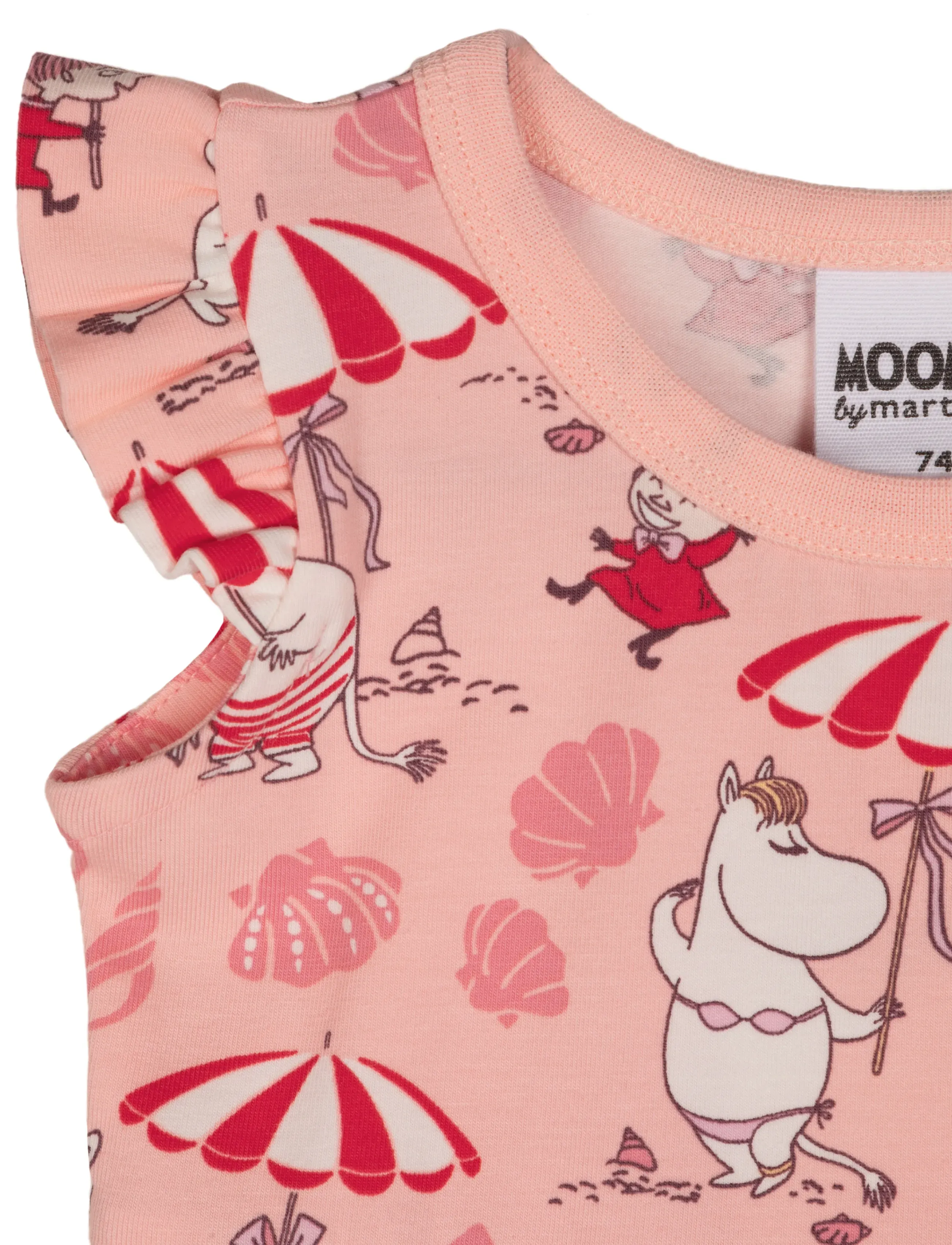 MUMIN - SNÄCKSTRAND PLAYSUIT - buksedragter - pink - 1
