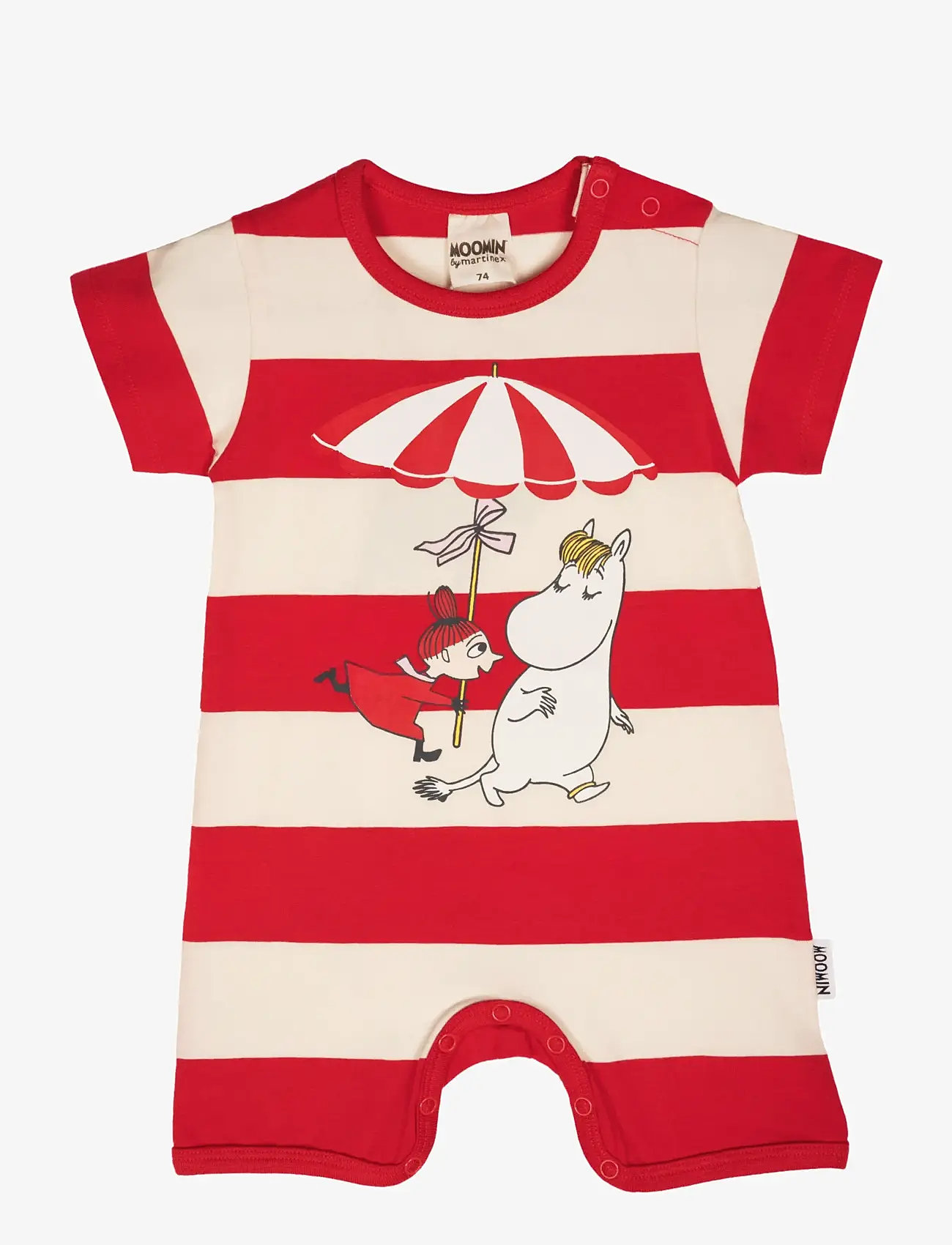Muumitrollid - SNÄCKSTRAND PLAYSUIT - jumpsuits - red - 0