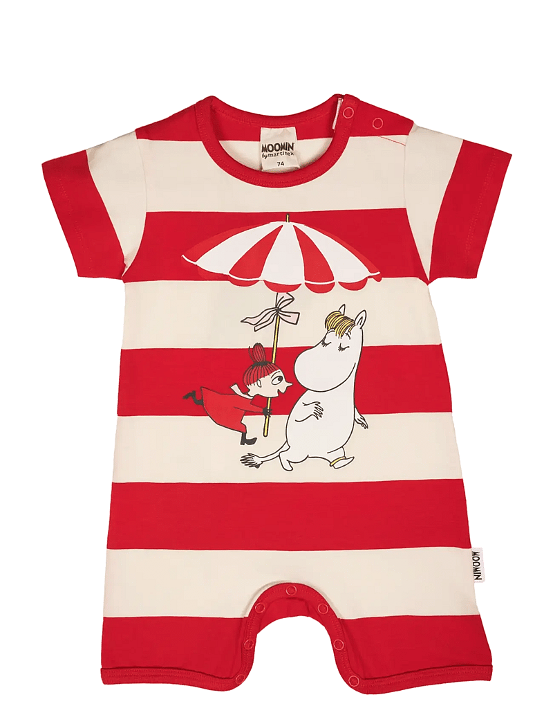 Muumitrollid - SNÄCKSTRAND PLAYSUIT - jumpsuits - red - 0