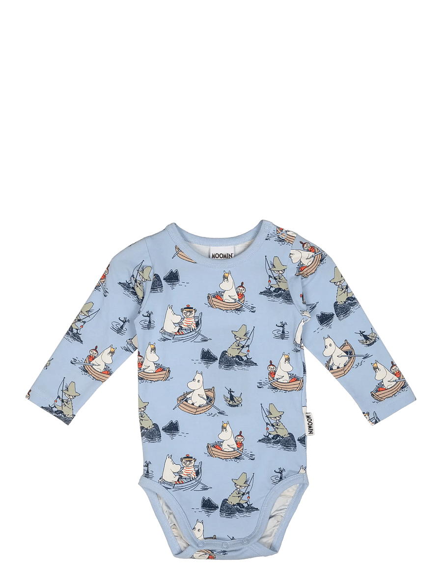 MOOMIN - BÅTFOLK BODY - langärmelig - blue - 0
