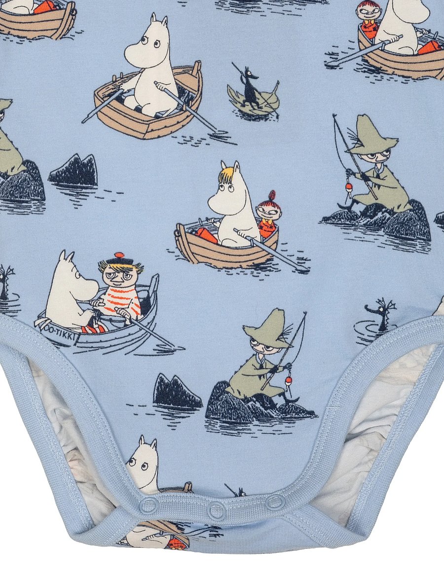 MOOMIN - BÅTFOLK BODY - langärmelig - blue - 2