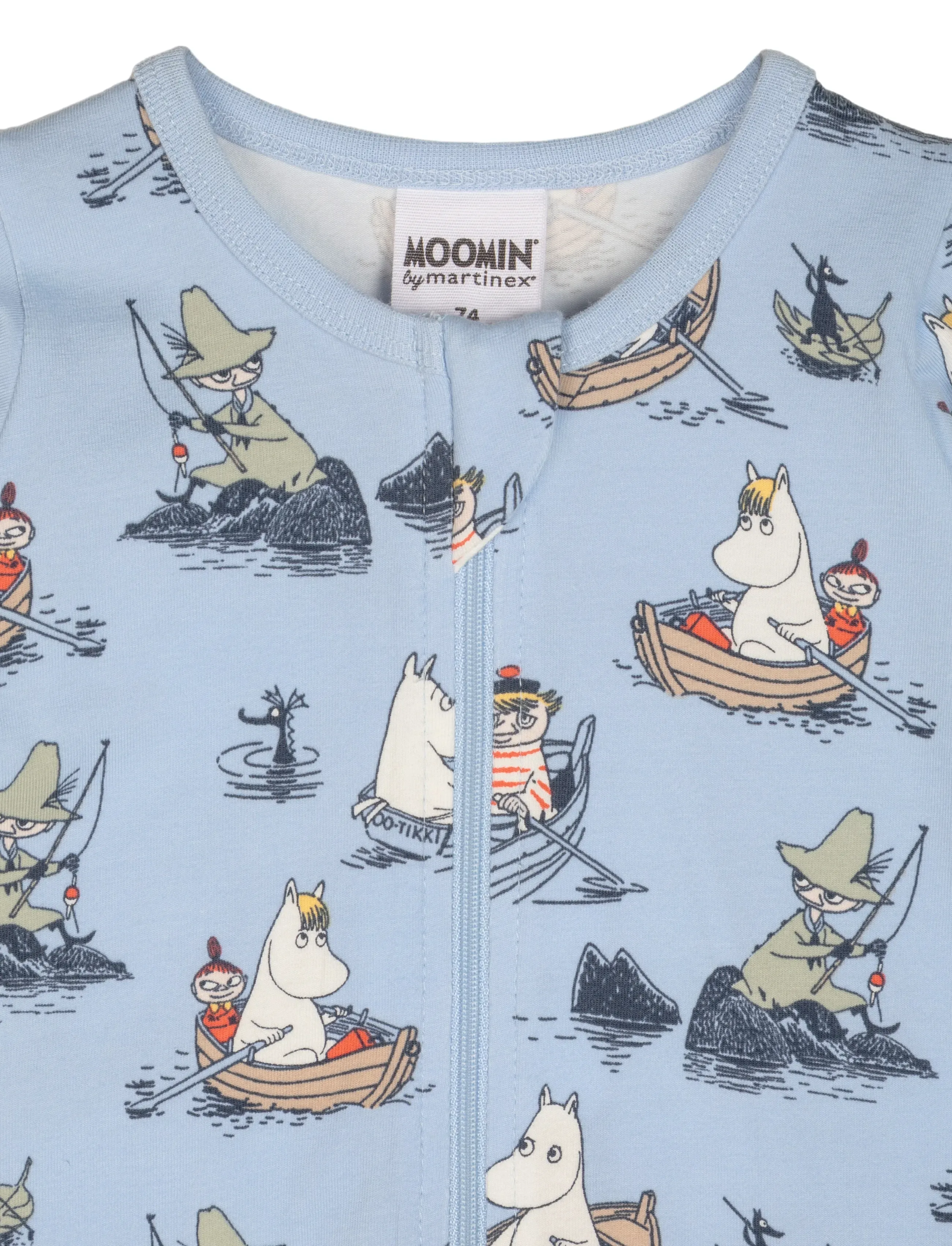 Martinex - BÅTFOLK PYJAMAS - magamiskombinesoonid - blue - 1
