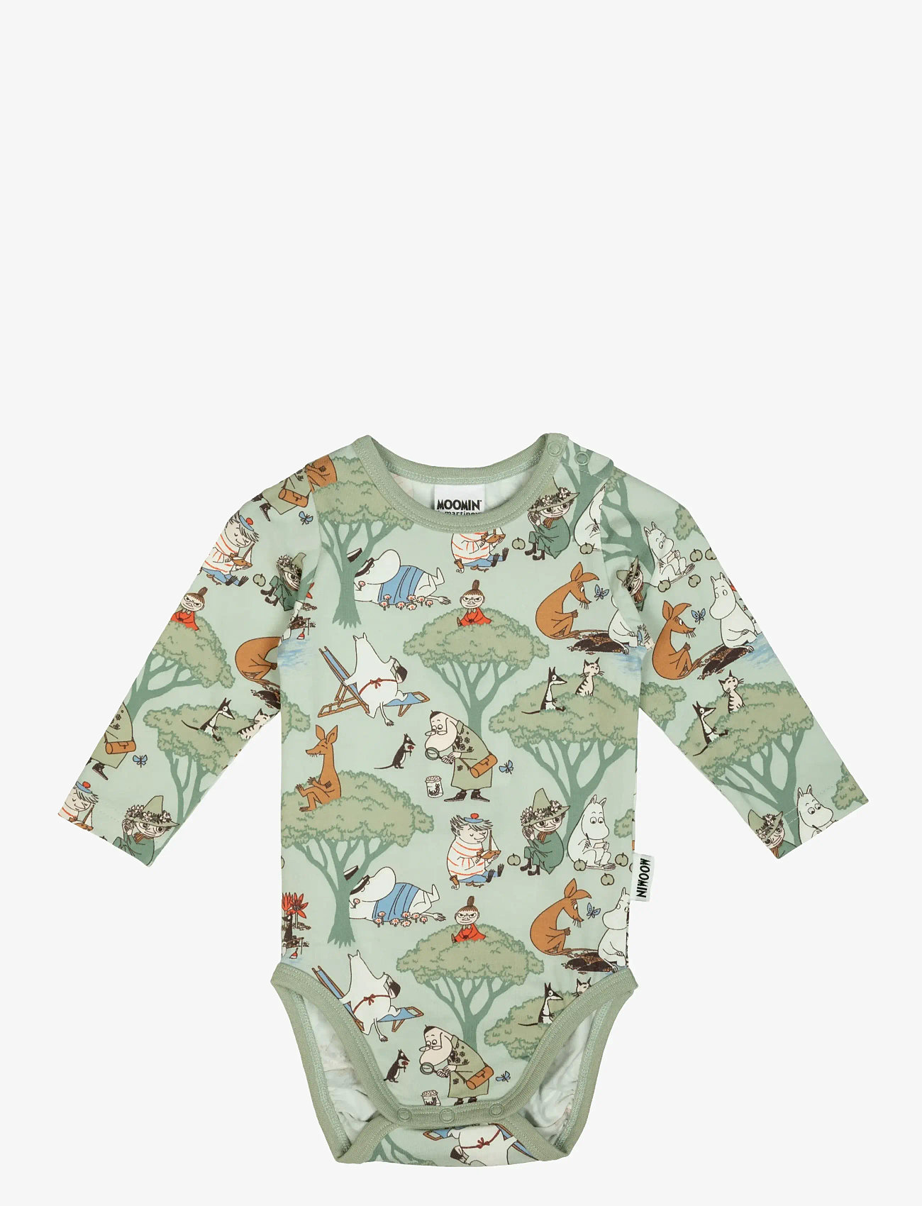 Muumitrollid - LEDIGHET BODY - pikkade varrukatega - green - 0