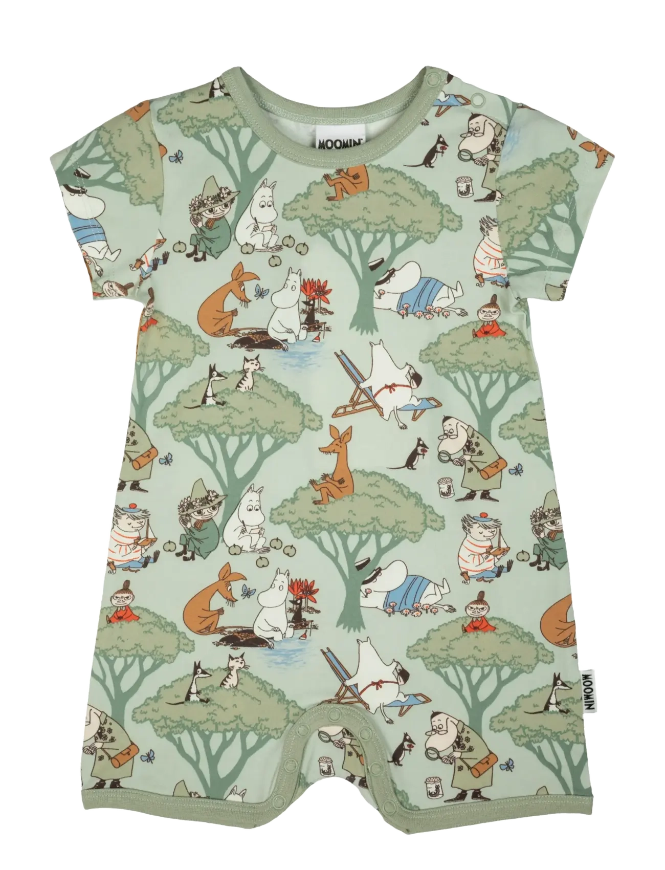 MOOMIN LEDIGHET PLAYSUIT - Moomin by Martinex - GREEN / green